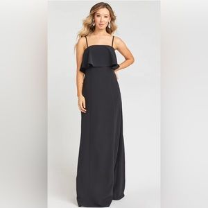 Show Me Your Mumu Black Monaco Ruffle Dress